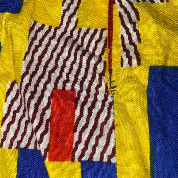Osei Duro Geo Print Skirt Top Set Size S Anthropologie Designer Art To Wear - Picture 6 of 12